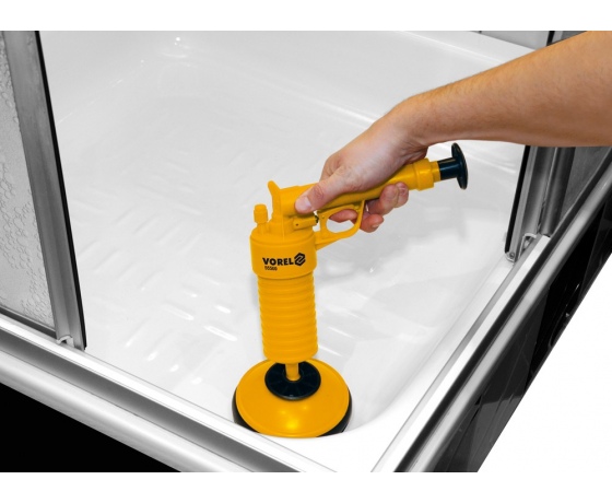 Фото 3 - Помпа пневматична для прочистки труб VOREL 135 мм