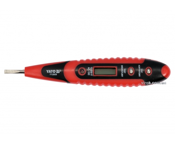 Фото 2 - Індикатор напруги цифровий YATO 12-250 В