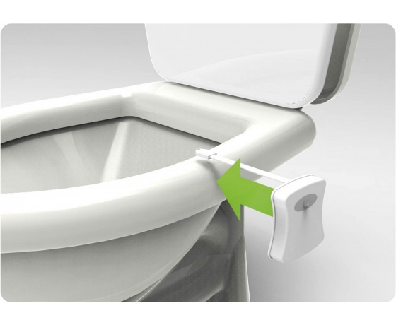 Фото 4 - Світильник з датчиком руху і гаком VOREL світлодіодний для освітлення раковин