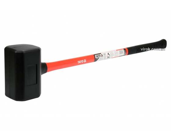 Фото 2 - Молоток безінерційний YATO зі скловолоконною ручкою 800 мм 5.5 кг