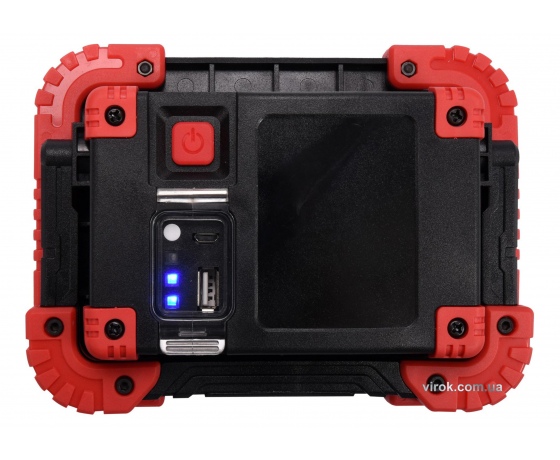 Фото 3 - Прожектор світлодіодний акумуляторний YATO Li-Ion 3.7 В 4.4 АГод 10 Вт 800 лм