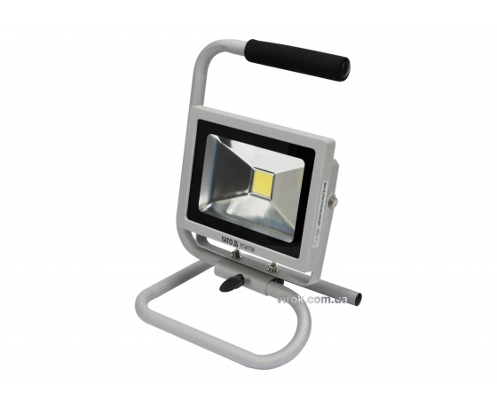 Фото 2 - Прожектор діодний переносний мережевий YATO 20 Вт 1400 лм кабель- 1.8 м