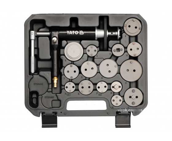 Фото 2 - Гальмівні затискачі пневматичні YATO 16 шт