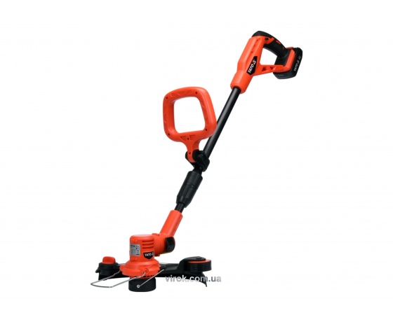 Фото 2 - Тример акумуляторний YATO Li-Ion 18 В 2 Агод 30 см + зарядний пристрій