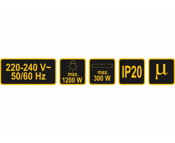 Фото 4 - Датчик руху білий VOREL 1200 Вт 6 м 360°