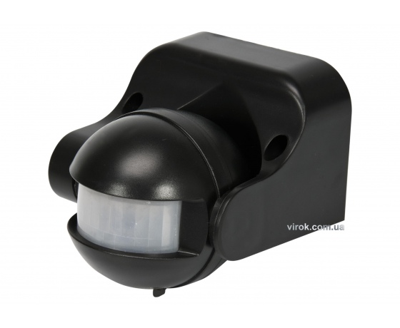 Фото 2 - Датчик руху чорний VOREL 1200 Вт 12 м 180°