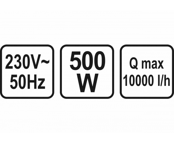 Фото 4 - Насос для брудної води STHOR 500 Вт 10000 л/год 13.5 м