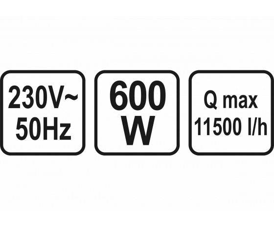 Фото 4 - Насос для брудної води STHOR 600 Вт 11500 л/год 14 м