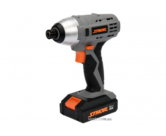 Фото 2 - Шуруповерт акумуляторний STHOR Li-Ion 18 В 1.3 Агод 100 Нм