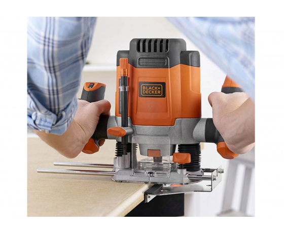 Фото 4 - Фрезер Black+Decker 1200 Вт 6-8 мм + кейс