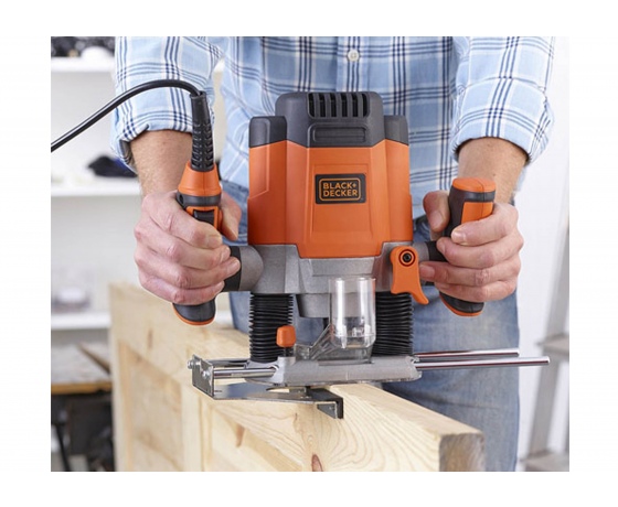 Фото 5 - Фрезер Black+Decker 1200 Вт 6-8 мм + кейс