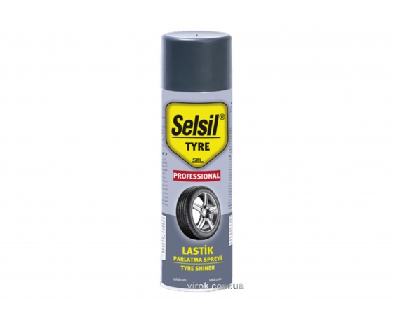 Фото 2 - Спрей для блиску шин SELSIL 500 мл