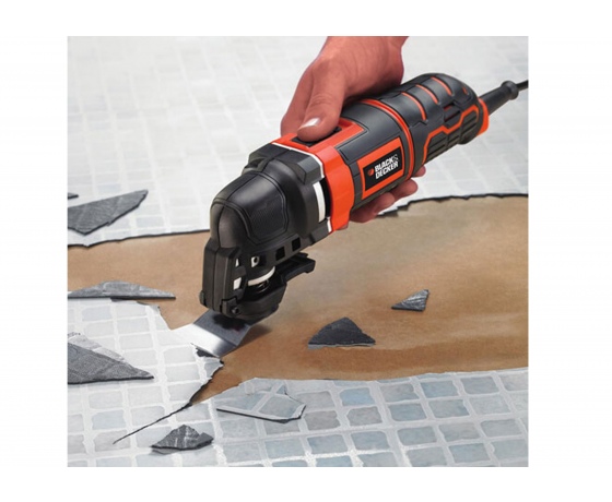 Фото 6 - Багатофункційний інструмент Black+Decker 280 Вт 22000 об/хв + насадки + сумка