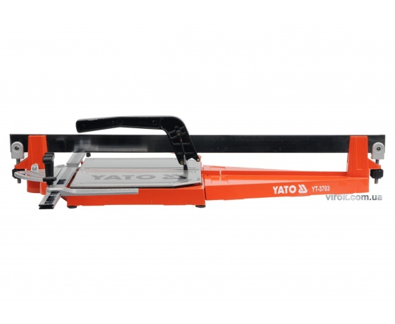 Фото 2 - Плиткоріз ручний YATO з ковзаючим повзунком і 1-ю направляючою 63 cм