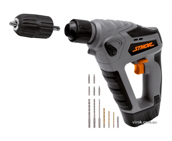 Фото 2 - Перфоратор акумуляторний SDS+ STHOR Li-Ion 18 В 1.5 Агод
