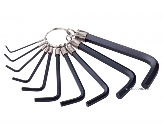 Фото 2 - Набір ключів шестигранних Г-подібних STANLEY М1.5-10 мм 10 шт