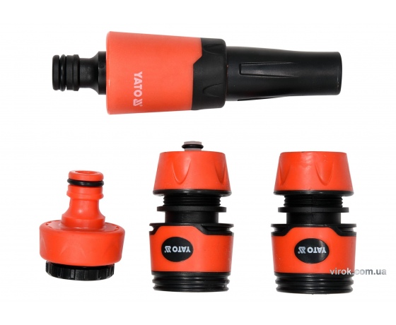 Фото 2 - Набір поливочний YATO з наконечниками 1/2