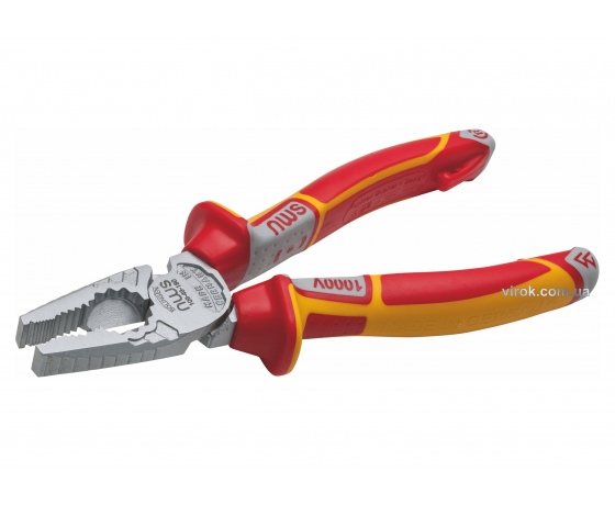 Фото 2 - Плоскогубці комбіновані NWS з ізольованими ручками VDE до 1000 В 165 мм