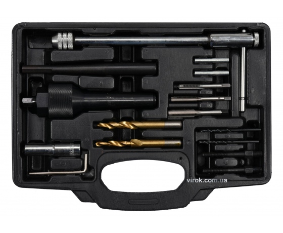 Фото 2 - Набір для демонтажу пошкоджених свічок запалу YATO 3/8