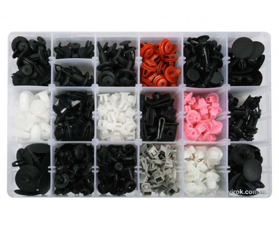 Фото 2 - Набір кріплень автомобільної обшивки TOYOTA/LEXUS YATO 18 типорозмірів 360 шт