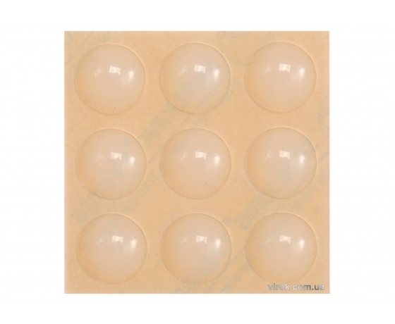 Фото 2 - Прокладка силіконова самоклеюча під меблі VOREL 15 мм набір 9 шт