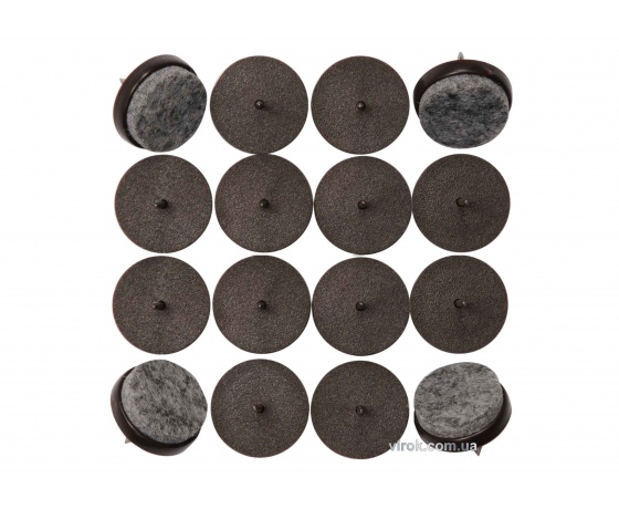 Фото 2 - Прокладки пластикові фільцеві на цвях VOREL, 17мм, набір 16шт [16/288]