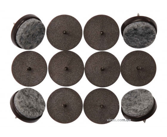 Фото 2 - Прокладки пластикові фільцеві на цвях VOREL, 24мм, набір 12шт [16/288]