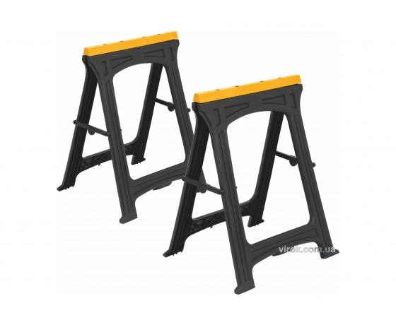 Фото 2 - Стійки розкладні пластикові VOREL для максимального навантаження 75 кг/шт 2 шт