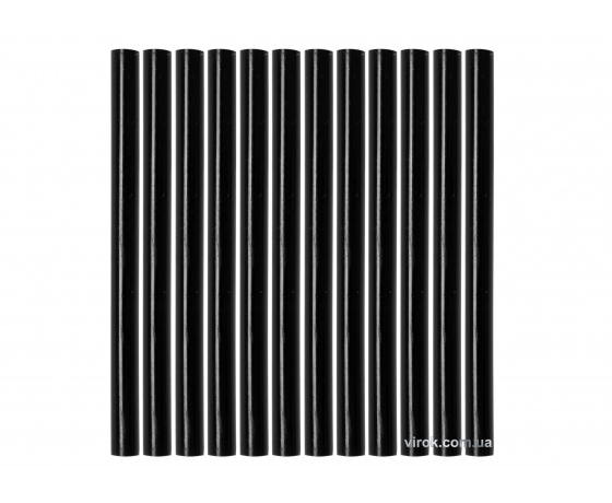 Фото 2 - Стержні клейові чорні YATO 7.2 х 100 мм 12 шт