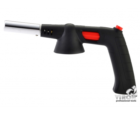Фото 2 - Пальник газовий з п'єзозапалом і керамічним соплом VIROK з цанговим з'єднанням з ручкою