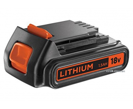 Фото 2 - Акумулятор Black+Decker Li-Ion 18 В 1.5 Агод