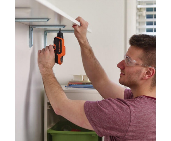 Фото 5 - Викрутка акумуляторна Black+Decker Li-Ion 3.6 В 1.5 Агод 5.5 Нм + 8 насадок