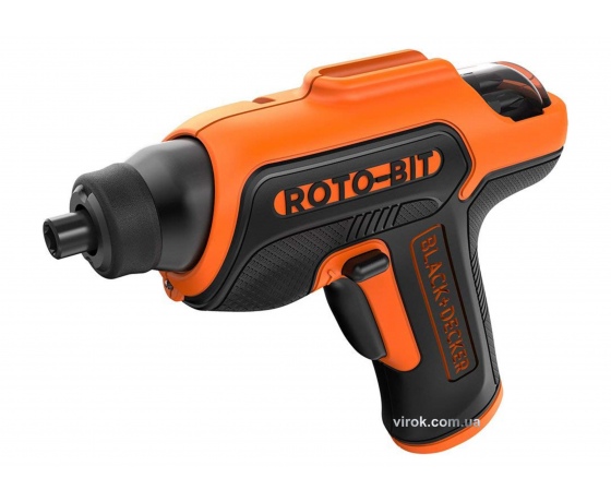 Фото 2 - Викрутка акумуляторна Black+Decker Li-Ion 3.6 В 1.5 Агод 5.5 Нм + 8 насадок