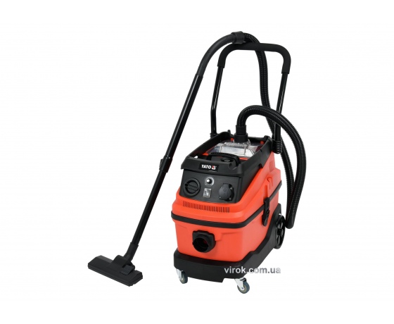 Фото 2 - Порохотяг промисловий з ручним струшуванням фільтра YATO 1600 Вт 30 л