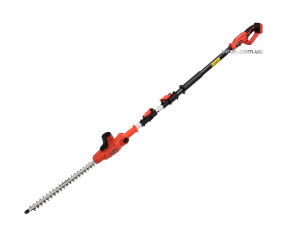 Фото 2 - Кущоріз акумуляторний телескопічний YATO Li-Ion 18 В полотно 42 см ручка 1.8-2.8 м (БЕЗ АКУМУЛЯТОРА)