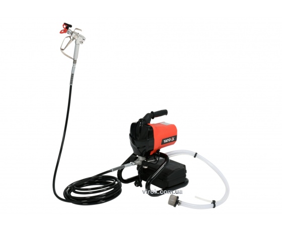 Фото 2 - Малярна станція гідродинамічна мережева YATO 650 Вт 1.1 л/хв