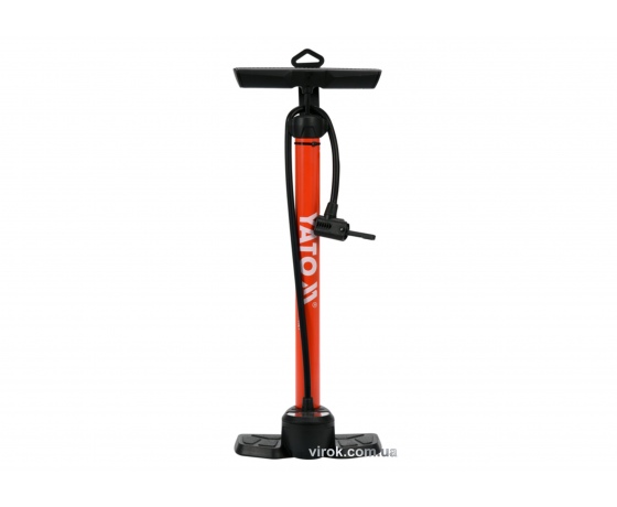 Фото 2 - Насос ручний з манометром YATO 0.8 Мпа