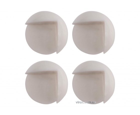 Фото 2 - Накладка захисна VOREL кульова, для кутів меблів, Набір 4 шт.
