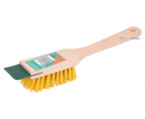 Фото 2 - Щітка очисна до газонокосарки FLO з дерев'яним корпусом і пластиковою щетиною