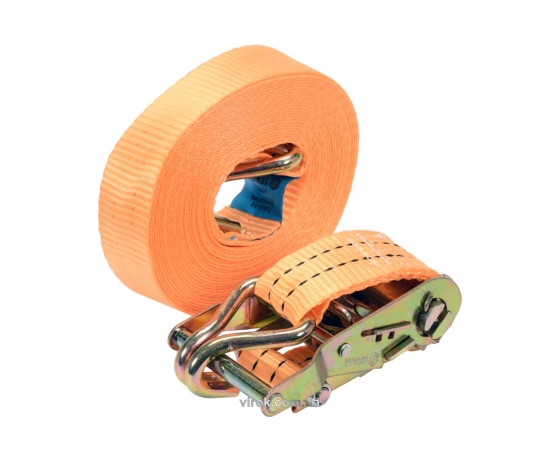Фото 2 - Ремінь для кріплення багажу з тріщаткою VOREL 1000/2000 daN 8 м х 38 мм 2 шт