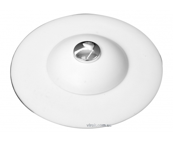 Фото 2 - Корок для ванни силіконовий білий FALA Ø= 100 мм