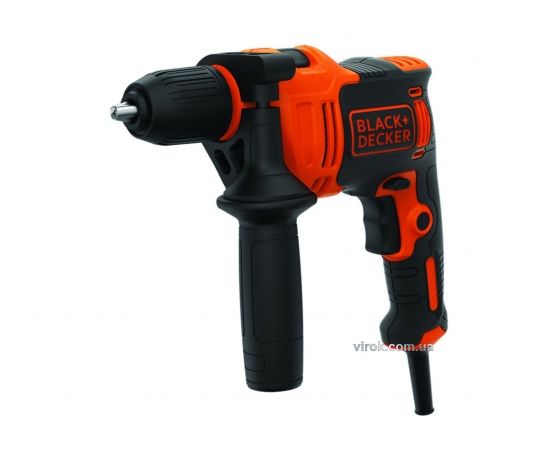 Фото 2 - Дриль ударний Black+Decker 550 Вт + кейс