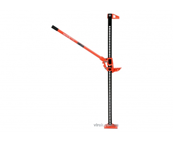 Фото 2 - Домкрат рейковий з ручним важелем YATO 3 т 130-1350 мм