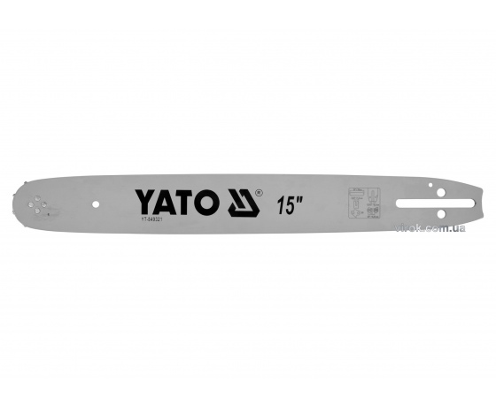 Фото 2 - Шина направляюча ланцюгової пили YATO l= 15
