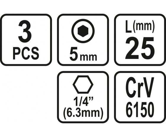 Фото 3 - Насадка викруткова STHOR 