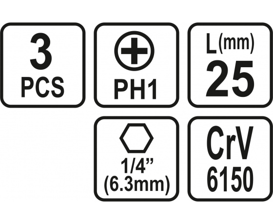 Фото 3 - Насадка викруткова STHOR 