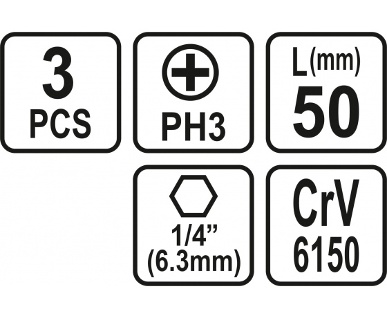 Фото 3 - Насадка викруткова STHOR 