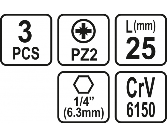 Фото 3 - Насадка викруткова STHOR 