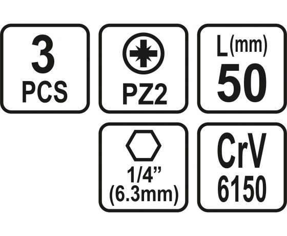 Фото 3 - Насадка викруткова STHOR 