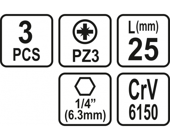 Фото 3 - Насадка викруткова STHOR 